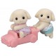 Jumeaux lapin belier sylvanian families-lilojouets-questembert-muzillac-morbihan