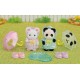 Pack duo bebes en habits de pluie 2 figurines et accessoires sylvanian families-lilojouets-questembert-muzillac-morbihan