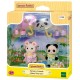 Pack duo bebes en habits de pluie 2 figurines et accessoires sylvanian families-lilojouets-questembert-muzillac-morbihan