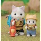 Pack duo d'explorateurs 2 figurines et accessoires sylvanian families-lilojouets-questembert-muzillac-morbihan