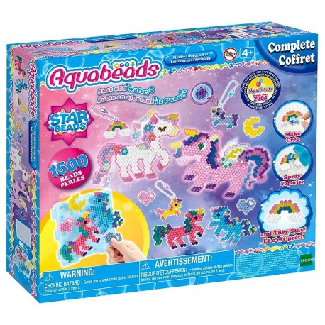 COFFRET AQUABEADS LES LICORNES FEERIQUES 1500 PERLES-LiloJouets-Questembert-Muzillac-Morbihan