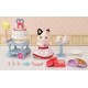 Pack le gouter d'anniversaire avec figurine chat - sylvanian families-lilojouets-questembert-muzillac-morbihan