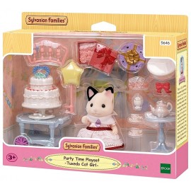 PACK LE GOUTER D'ANNIVERSAIRE AVEC FIGURINE CHAT - SYLVANIAN FAMILIES-LiloJouets-Questembert-Muzillac-Morbihan