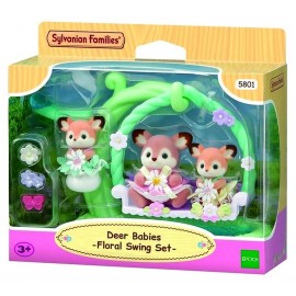 PACK LES BEBES BICHE ET BALANCELLE - 3 FIGURINES SYLVANIAN FAMILIES-LiloJouets-Questembert-Muzillac-Morbihan