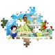 Puzzle princesses disney 60 pieces supercolor 33x23cm - clementoni-lilojouets-questembert-muzillac-morbihan