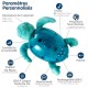 Veilleuse tortue tranquil aqua - tissu recycle-lilojouets-questembert-muzillac-morbihan