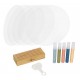 Kit peinture d'empreintes de mains - family colors - disques decoratifs-lilojouets-questembert-muzillac-morbihan