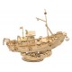 Maquette bateau de peche en bois - 19x5x16cm 104 pieces-lilojouets-questembert-muzillac-morbihan