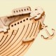 Maquette bateau de peche en bois - 19x5x16cm 104 pieces-lilojouets-questembert-muzillac-morbihan