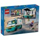 60451 l'ambulance de secours - 184 pieces - lego city-lilojouets-questembert-muzillac-morbihan