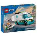 60451 L'AMBULANCE DE SECOURS - 184 PIECES - LEGO CITY