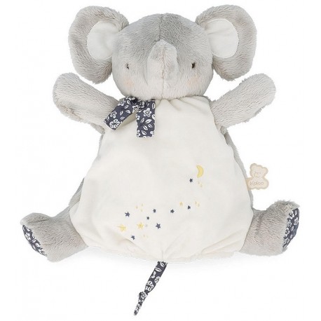 DOUDOU MARIONNETTE ELEPHANT - KALOO-LiloJouets-Questembert-Muzillac-Morbihan
