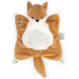 DOUDOU CARRE RENARD - AVEC BOITE KALOO FRIPONS-LiloJouets-Questembert-Muzillac-Morbihan
