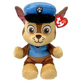 PELUCHE 19CM CHASE PAT PATROUILLE - BEANIE BABIES SOFT TY-LiloJouets-Questembert-Muzillac-Morbihan