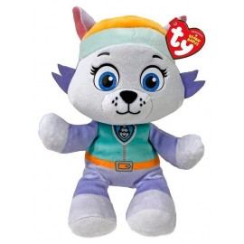 PELUCHE 19CM EVEREST PAT PATROUILLE - BEANIE BABIES SOFT TY-LiloJouets-Questembert-Muzillac-Morbihan