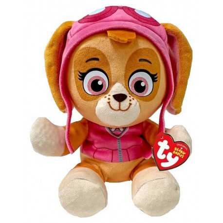 PELUCHE 19CM STELLA PAT PATROUILLE - BEANIE BABIES SOFT TY-LiloJouets-Questembert-Muzillac-Morbihan