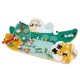 Panneau d'activites crocodile busy board en bois - gamme tropik janod-lilojouets-questembert-muzillac-morbihan