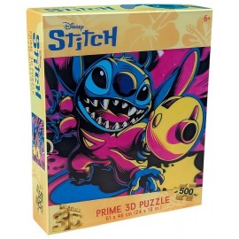 PUZZLE STITCH DISNEY 500 PIECES 61X46CM SPACE - PRIME 3D PUZZLE-LiloJouets-Questembert-Muzillac-Morbihan