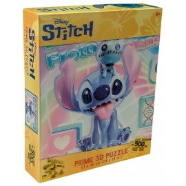 PUZZLE STITCH DISNEY 500 PIECES 61X46CM NOT THIS FROM PLANET - PRIME 3D PUZZLE-LiloJouets-Questembert-Muzillac-Morbihan