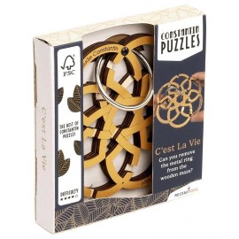 CASSE-TETE C'EST LA VIE - STRUCTURE BOIS TORSADEE CONSTANTIN PUZZLES-LiloJouets-Questembert-Muzillac-Morbihan