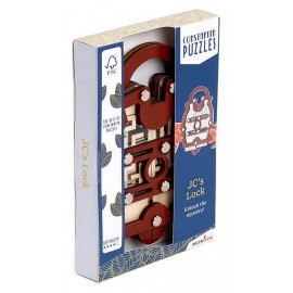 CASSE-TETE JC'S LOCK - CADENAS BOIS CONSTANTIN PUZZLES-LiloJouets-Questembert-Muzillac-Morbihan
