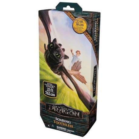 PLANEUR DRAGON KROKMOU 38CM - MOUSSE LEGERE ET RESISTANTE - LICENCE FILM DRAGONS-LiloJouets-Questembert-Muzillac-Morbihan