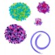 Kit perles heishi pour 15 bracelets - 1200 perles fils et fermoirs cool maker-lilojouets-questembert-muzillac-morbihan