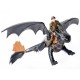 Figurine dragon krokmou 25cm avec figurine 7cm - licence film dragons-lilojouets-questembert-muzillac-morbihan