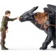 Figurine dragon krokmou 25cm avec figurine 7cm - licence film dragons-lilojouets-questembert-muzillac-morbihan