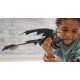 Figurine dragon krokmou 25cm avec figurine 7cm - licence film dragons-lilojouets-questembert-muzillac-morbihan