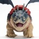 Figurine dragon gronk 17cm avec figurine gothik 7cm - licence film dragons-lilojouets-questembert-muzillac-morbihan