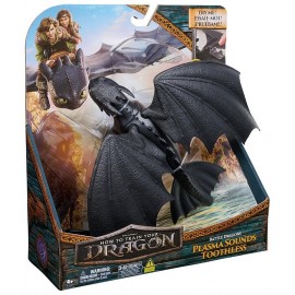 FIGURINE DRAGON KROKMOU 25CM SONORE - LICENCE FILM DRAGONS-LiloJouets-Questembert-Muzillac-Morbihan