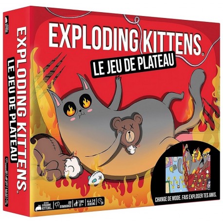 JEU EXPLODING KITTENS - LE JEU DE PLATEAU - JEU D'AMBIANCE-0810171410559-Lilojouets-Questembert-Muzillac-Morbihan