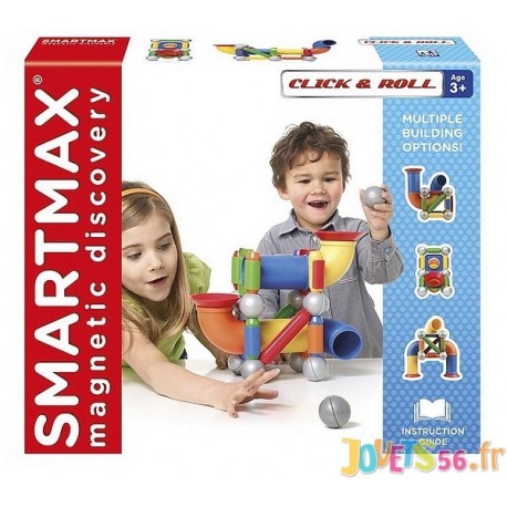 SMARTMAX CLICK ROLL CONSTRUCTION MAGNETIQUE - Jouets56.fr - Magasins Jouets SAJOU du Morbihan en Bretagne