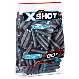 MAXI PACK 80 FLECHETTES MOUSSE X-SHOT POUR BLASTERS-4894680025981-Lilojouets-Questembert-Muzillac-Morbihan