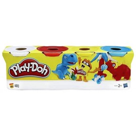 PACK 4 POTS PATE A MODELER COULEURS BASE PLAYDOH-5010994947033-Lilojouets-Questembert-Muzillac-Morbihan