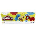 PACK 4 POTS PATE A MODELER COULEURS DE BASE - PLAYDOH