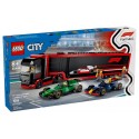 60445 CAMION DE F1 AVEC VOITURES DE F1 RB20 ET AMR24 - LEGO CITY FORMULA 1