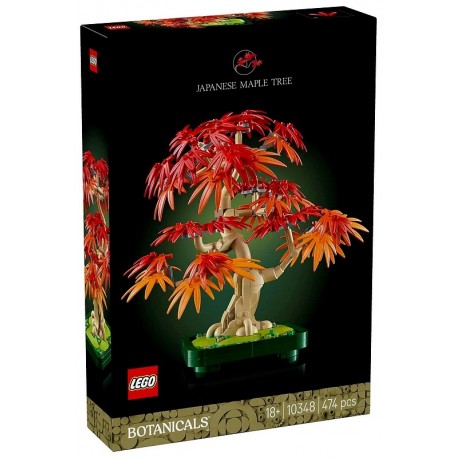 10348 BONSAI D'ERABLE ROUGE DU JAPON 474 PIECES - LEGO BOTANICALS-5702017814674-Lilojouets-Questembert-Muzillac-Morbihan