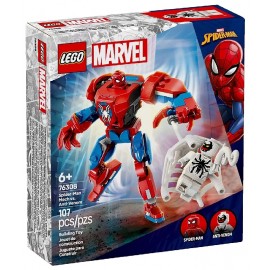 76308 ROBOT DE SPIDERMAN CONTRE ANTI-VENOM - 107 PIECES - LEGO MARVEL-5702017817811-Lilojouets-Questembert-Muzillac-Morbihan