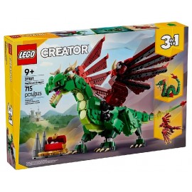 31161 LE DRAGON MEDIEVAL - LEGO CREATOR 3EN1-5702017822266-Lilojouets-Questembert-Muzillac-Morbihan