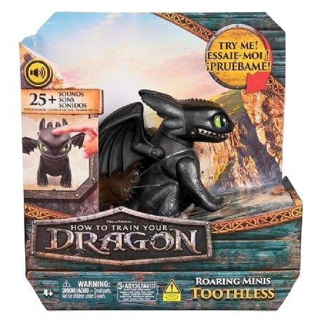 FIGURINE DRAGON KROKMOU 13CM SONORE ET ARTICULE - LICENCE FILM DRAGONS-0681147087453-Lilojouets-Questembert-Muzillac-Morbihan