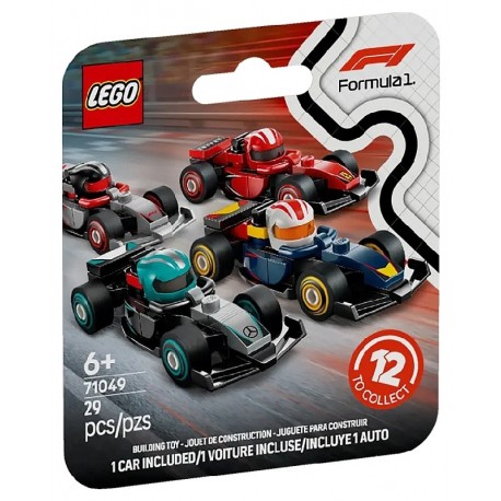71049 MINIFIGURES VOITURES FORMULA1 29 PIECES ASST - LEGO F1-5702017816623-Lilojouets-Questembert-Muzillac-Morbihan