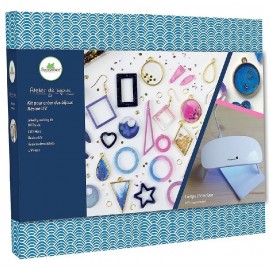 MAXI COFFRET CREATIF BIJOUX RESINE AVEC LAMPE UV - ATELIER DE BIJOUX-3517130012249-Lilojouets-Questembert-Muzillac-Morbihan