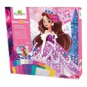 COFFRET MOSAIQUES BAL ENCHANTE - 1500 PIECES 5 PLANCHES 24X24CM - STICK&FUN