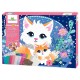 Coffret mosaiques animaux mignons - 2000 pieces 5 planches 34x24cm - stick&fun-3517130014212-lilojouets-questembert-muzillac-mor