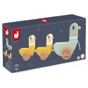CANARDS EN BOIS A TIRER - JANOD