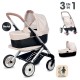 Maxi cosy poussette landau beige 3en1 en metal - smoby-3032162531228-lilojouets-questembert-muzillac-morbihan