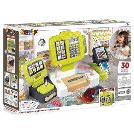 GRANDE CAISSE ENREGISTREUSE ELECTRONIQUE 30 ACCESSOIRES - smoby-3032163501145-Lilojouets-Questembert-Muzillac-Morbihan