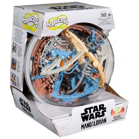 PERPLEXUS STAR WARS MANDALORIAN - LABYRINTHE 3D 80 OBSTACLES-0681147074330-Lilojouets-Questembert-Muzillac-Morbihan
